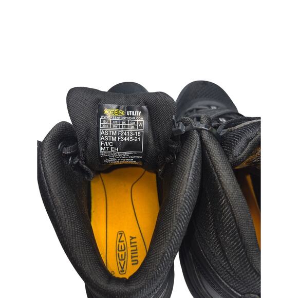 Keen Men's Utility Nylon boot 9 W Steel toe Work Boot - Picture 3 of 5